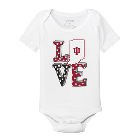 Indiana Hoosiers LOVE Short Sleeve Snapper