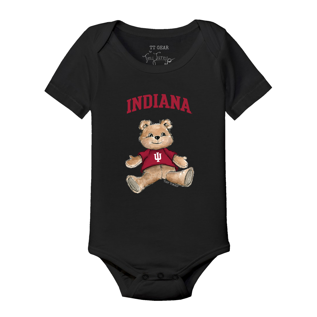 Indiana Hoosiers Teddy Short Sleeve Snapper