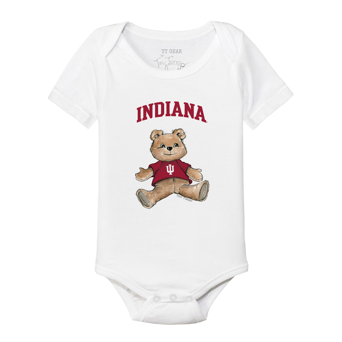 Indiana Hoosiers Teddy Short Sleeve Snapper