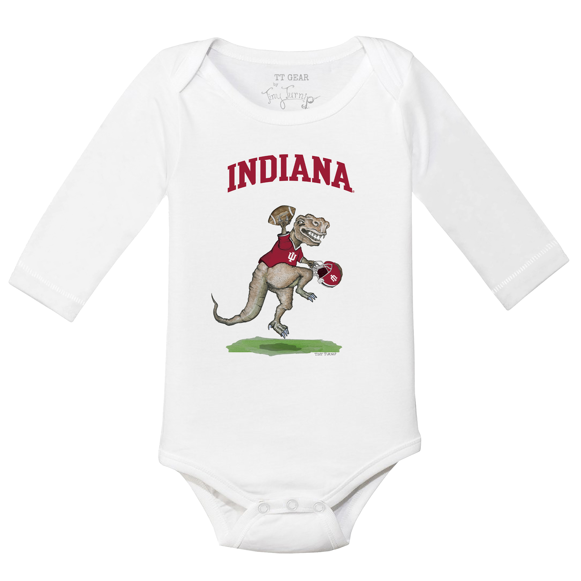 Indiana Hoosiers TT Rex Long-Sleeve Snapper | Tiny Turnip