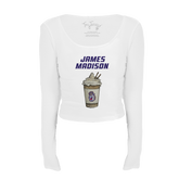 James Madison Dukes Latte Women's Lucy Long Sleeve