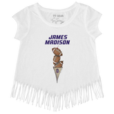 James Madison Dukes Football Triple Scoop Fringe Tee
