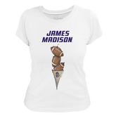James Madison Dukes Football Triple Scoop Women's Tee Shirt