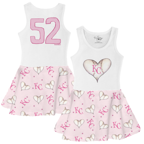 VIP Stitched Heart w/ Logo - Tank Swing Dress - Tiny Turnip