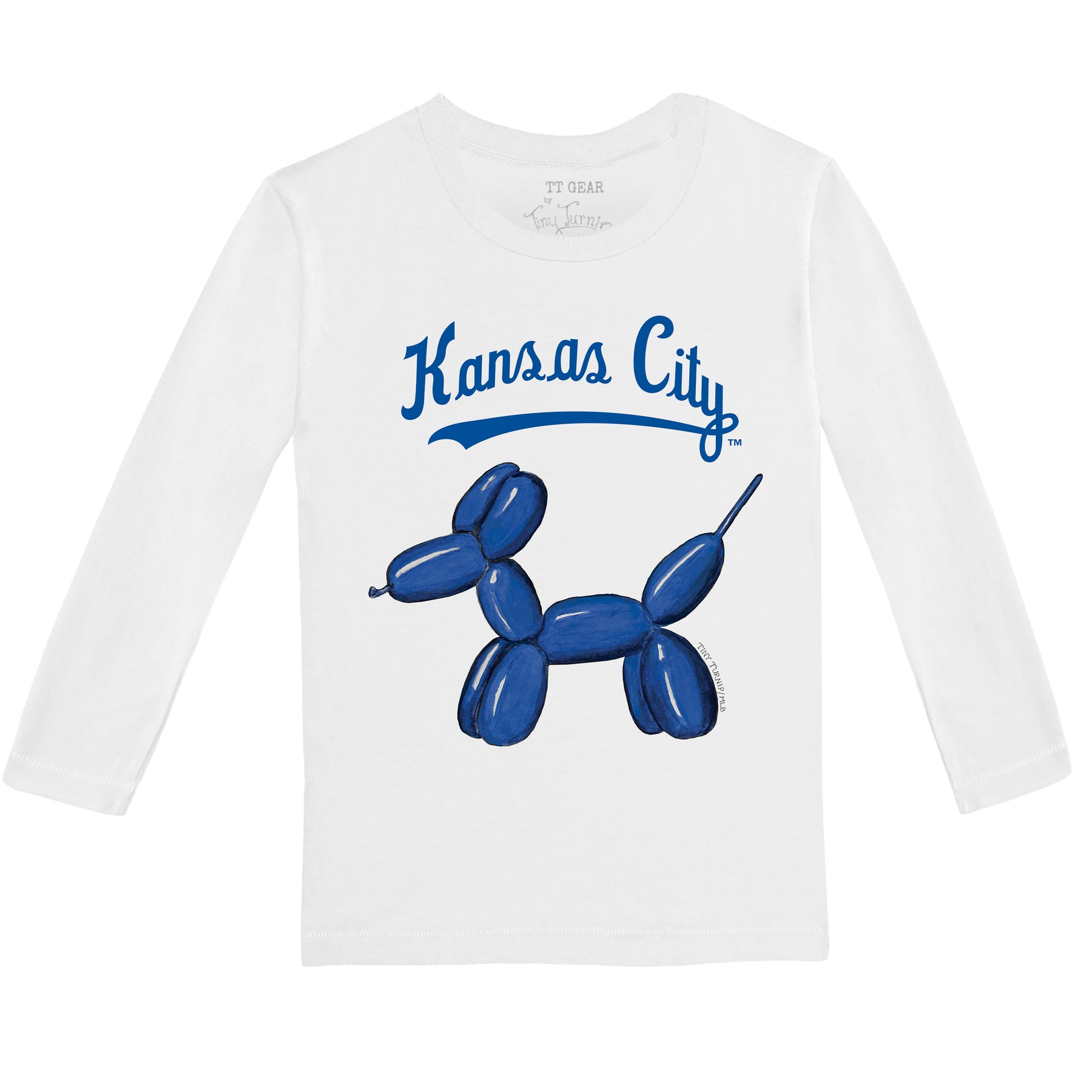 Kansas City Royals Balloon Dog Long-Sleeve Tee Shirt