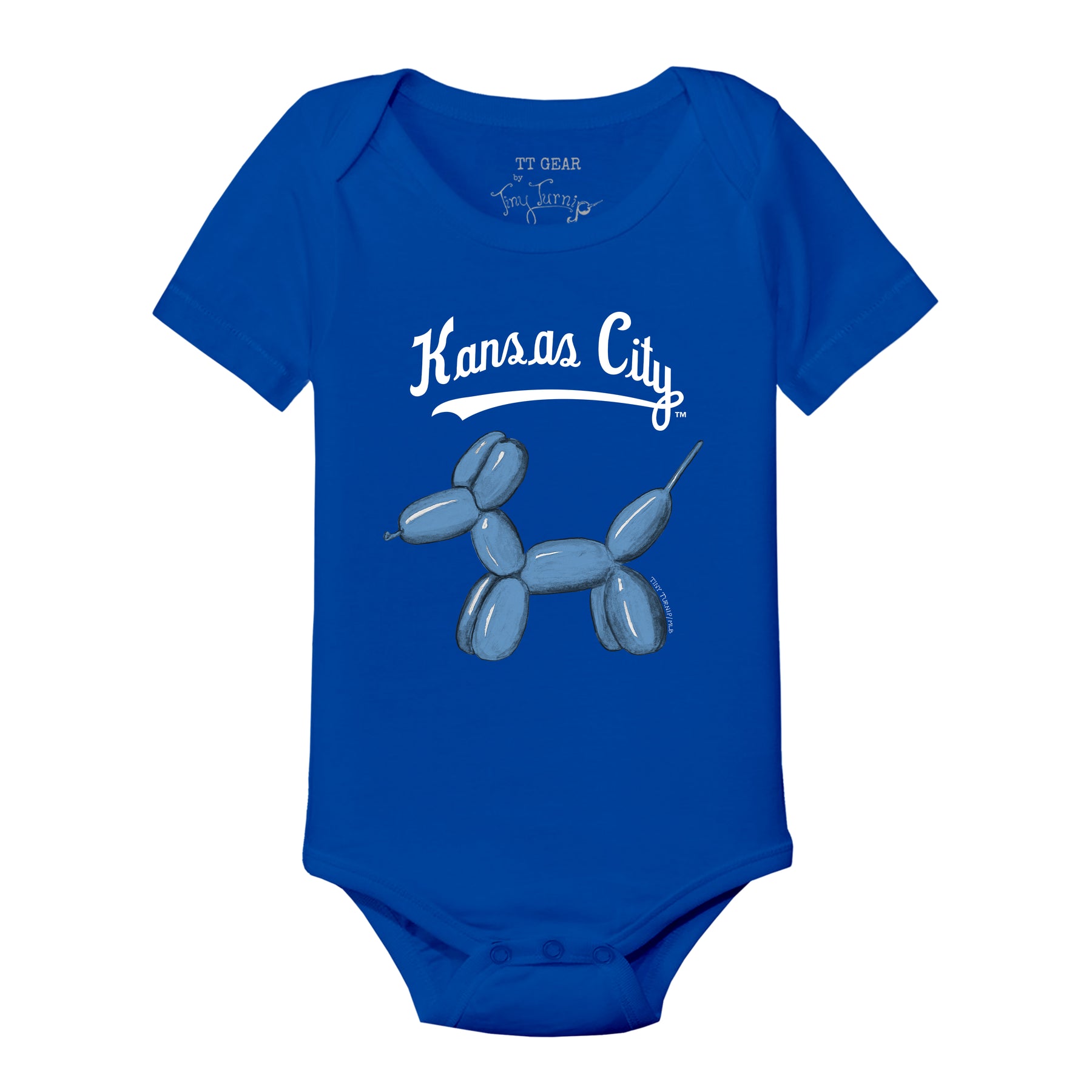 Kansas City Royals Balloon Dog Short Sleeve Snapper