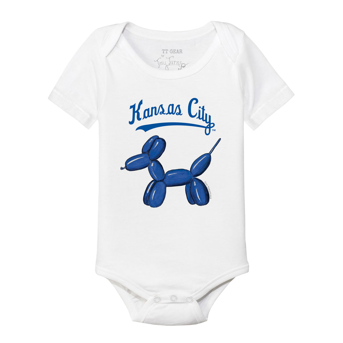 Kansas City Royals Balloon Dog Short Sleeve Snapper