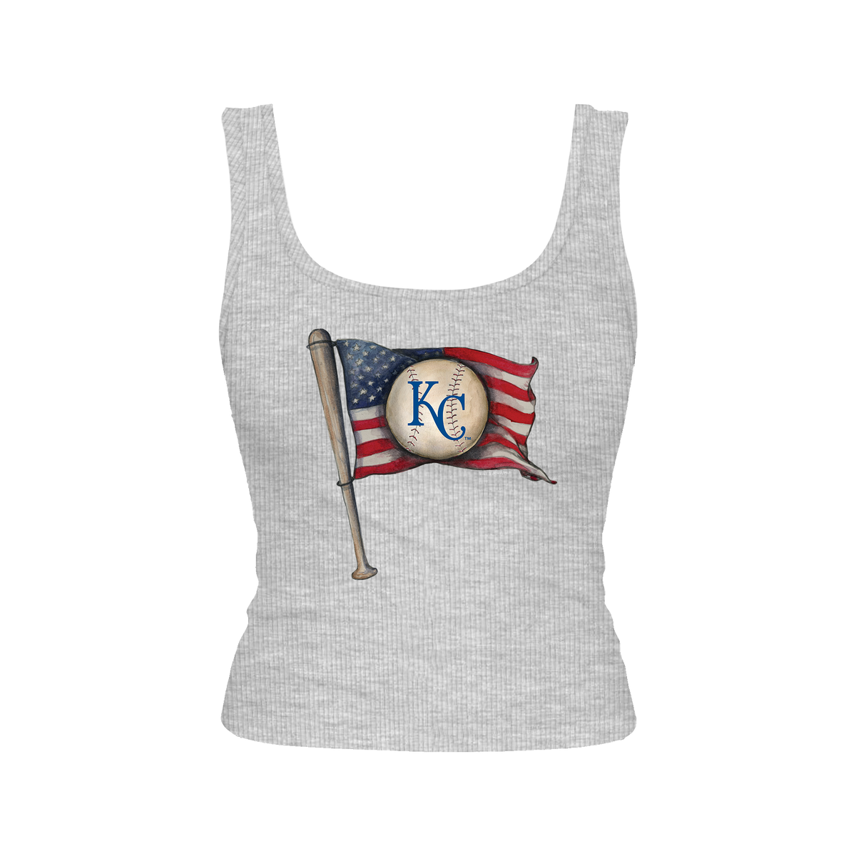Kansas City Royals Baseball Flag Emmy Tank