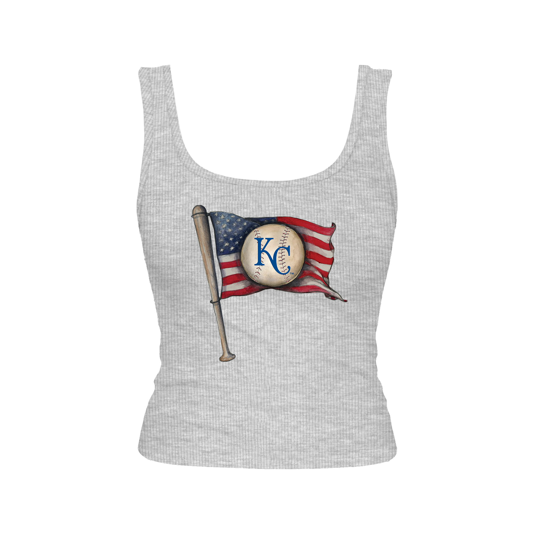 Kansas City Royals Baseball Flag Emmy Tank
