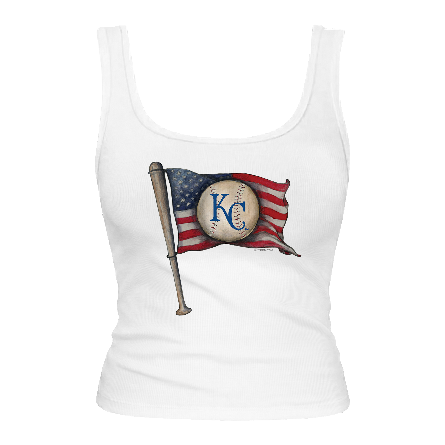Kansas City Royals Baseball Flag Emmy Tank