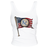 Kansas City Royals Baseball Flag Tank - Tiny Turnip