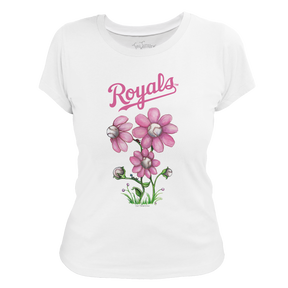 Kansas City Royals Blooming Baseballs Tee Shirt