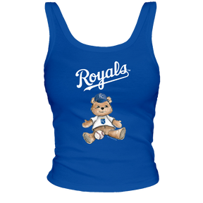 Kansas City Royals Teddy Ribbed Tank - Tiny Turnip