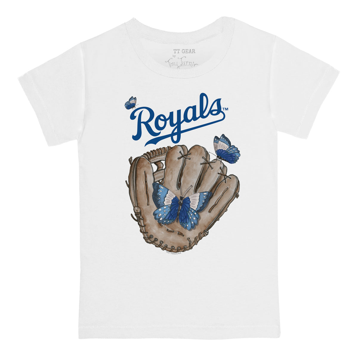Kansas City Royals Butterfly Glove Tee Shirt