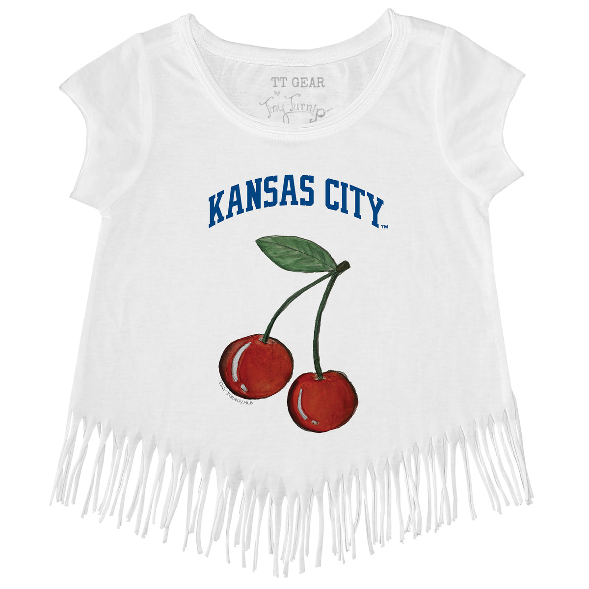 Kansas City Royals Cherries Fringe Tee