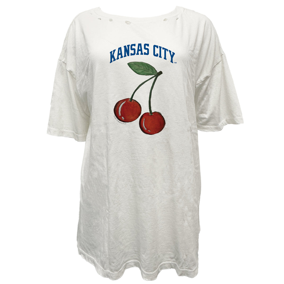 Kansas City Royals Cherries Vintage Tee