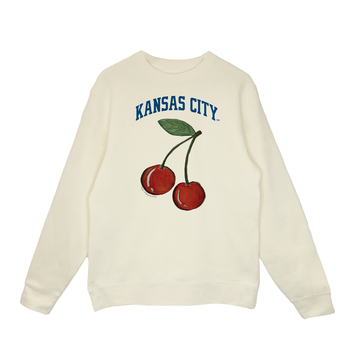 Kansas City Royals Cherry Crewneck Sweatshirt
