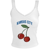 Kansas City Royals Cherry Lace Tank