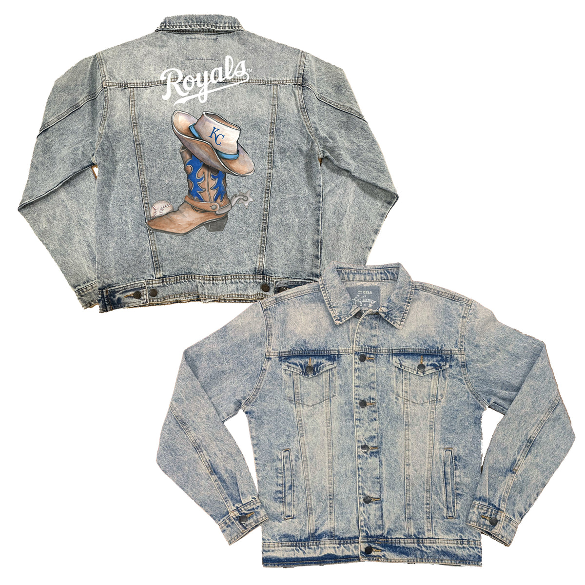 Kansas City Royals Cowboy Boot Boyfriend Denim Jacket