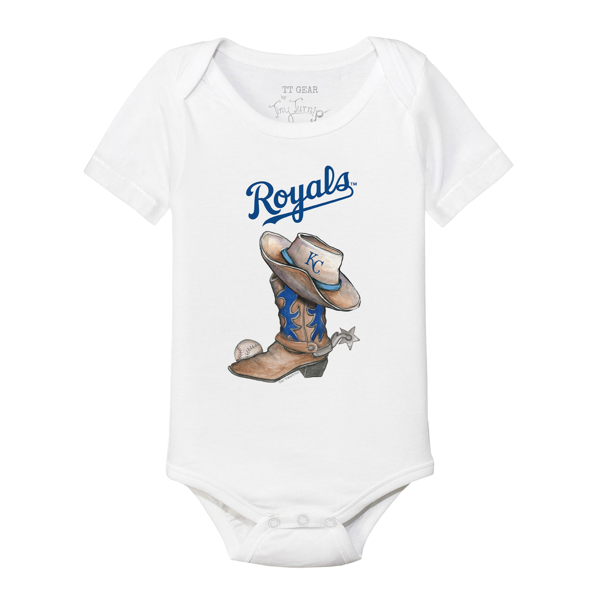 Kansas City Royals Cowboy Boot Short Sleeve Snapper