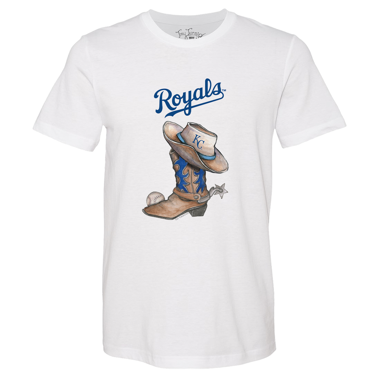 Kansas City Royals Cowboy Boot Unisex Tee Shirt