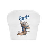 Kansas City Royals Cowboy Boot Crop Tube Top