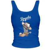 Kansas City Royals Cowboy Boot Ribbed Tank - Tiny Turnip