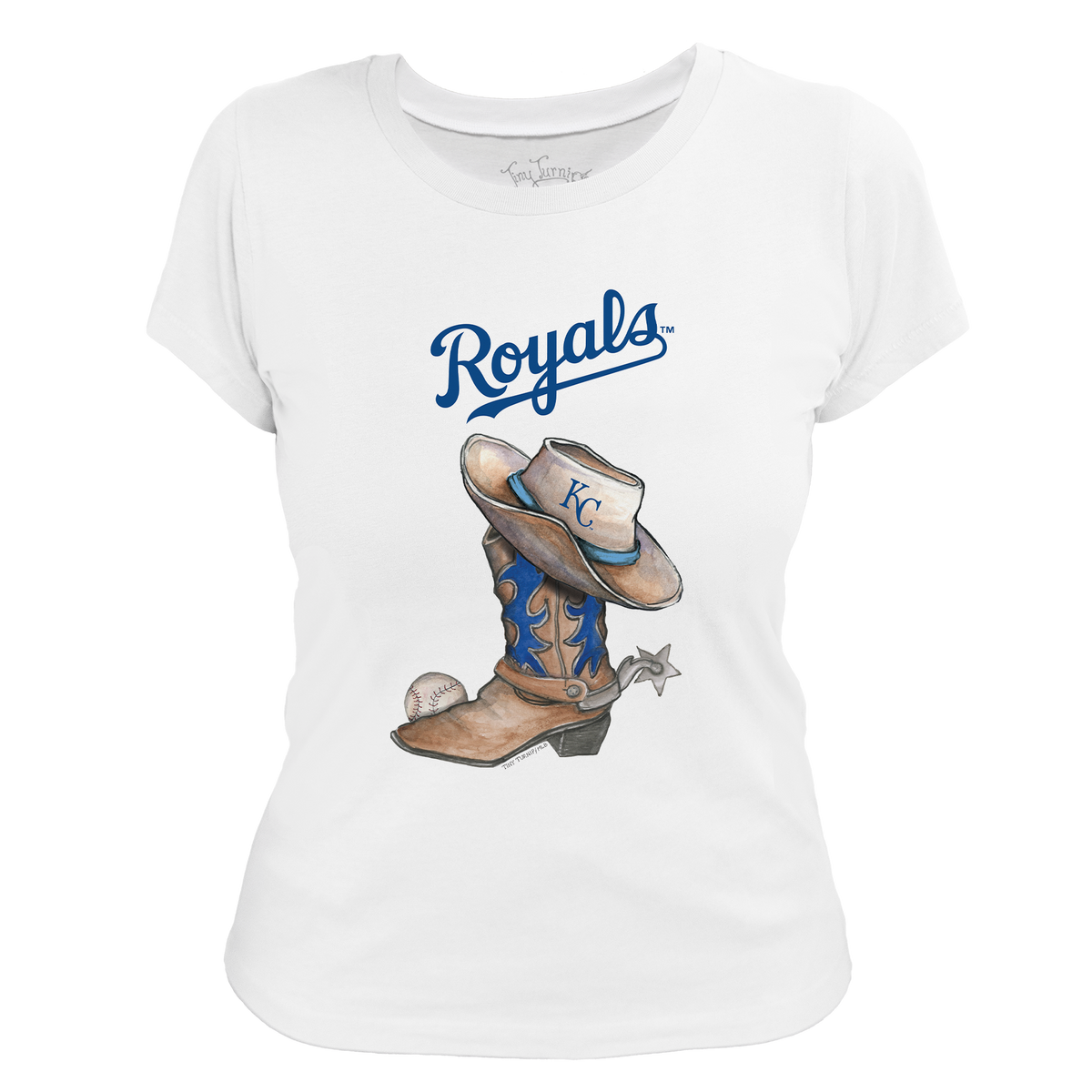 Kansas City Royals Cowboy Boot Women's Tee Shirt