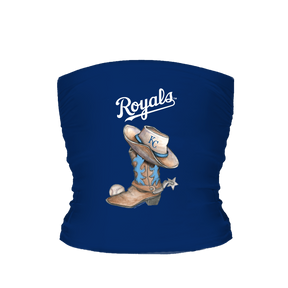 Kansas City Royals Cowboy Boot Tube Top - Tiny Turnip