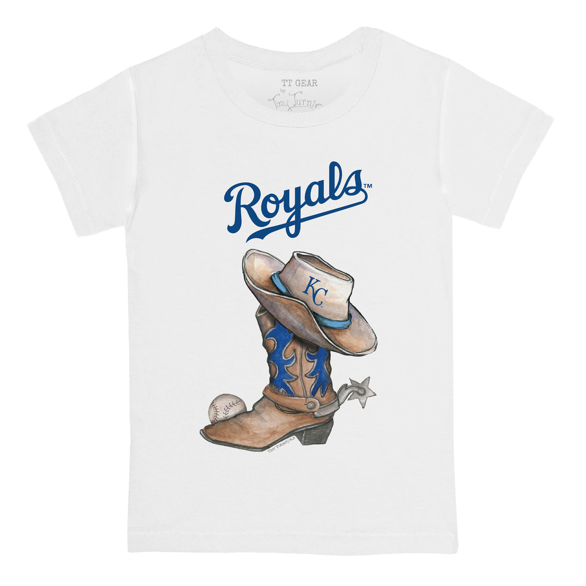 Kansas City Royals Cowboy Boot Kid's Tee Shirt