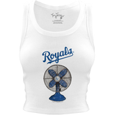 Kansas City Royals Fan Crop Tank