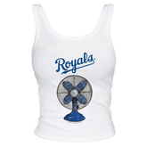 Kansas City Royals Fan Crop Tank - Tiny Turnip