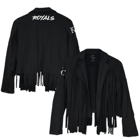 Kansas City Royals Farrah Fringe Jacket --(ships after 8/11)