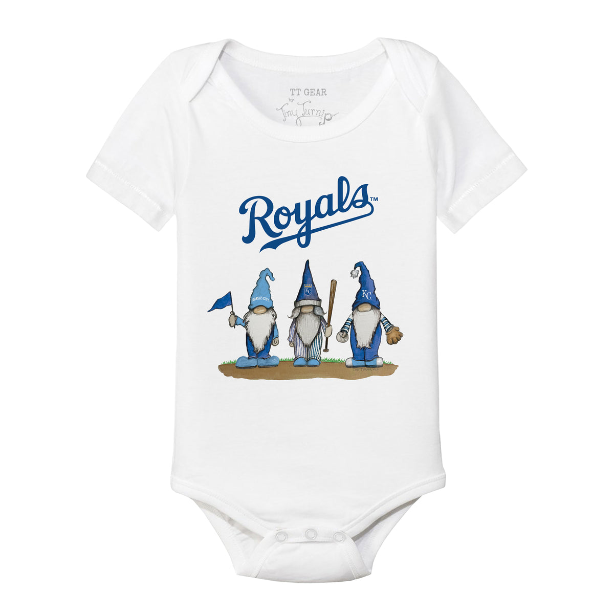 Kansas City Royals Gnomes Short Sleeve Snapper