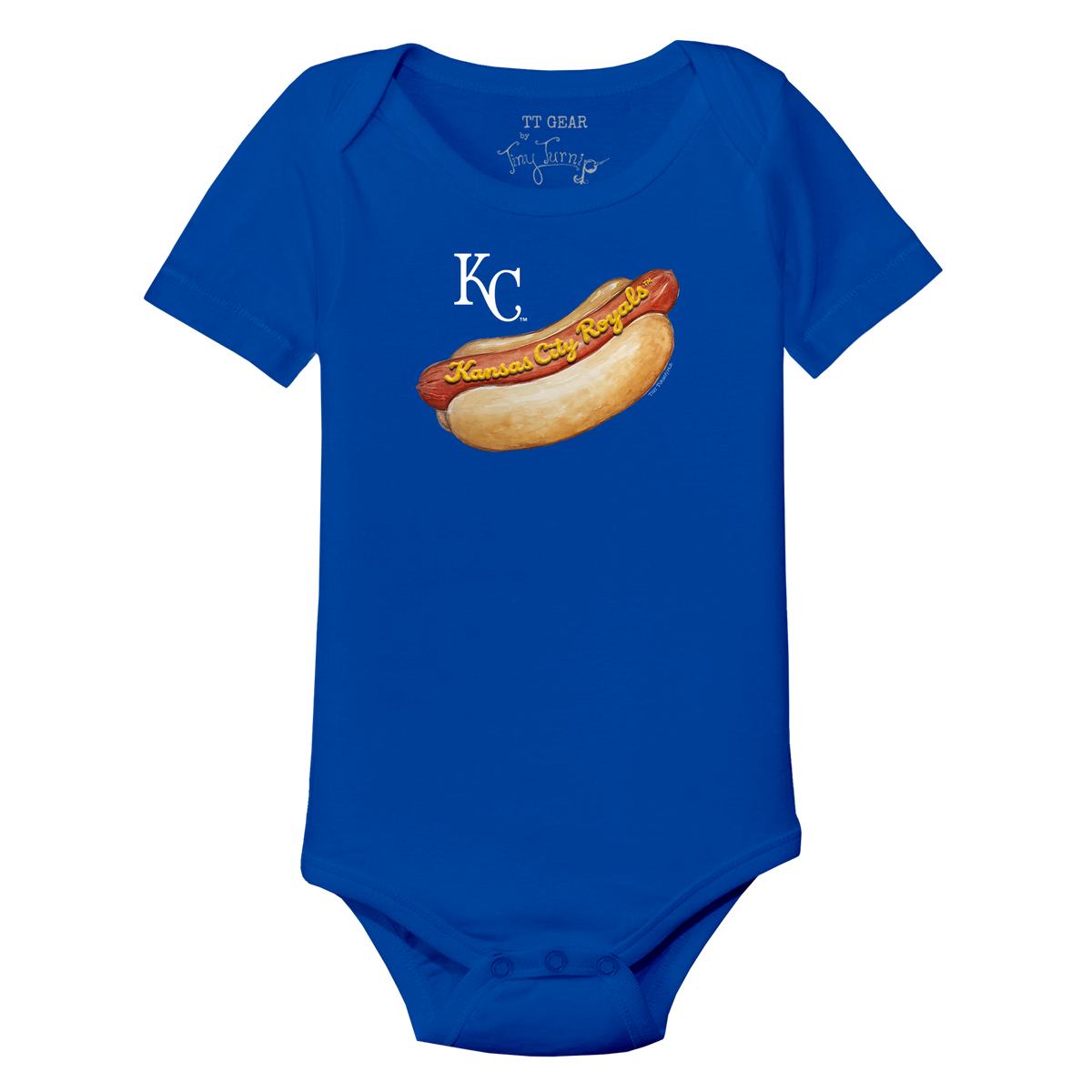 Kansas City Royals Hot Dog Short Sleeve Snapper