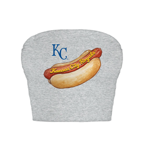 Kansas City Royals Hot Dog Crop Tube Top