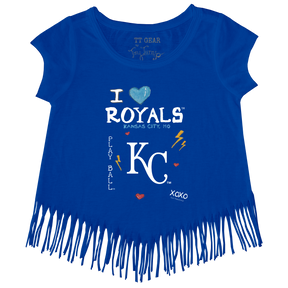 I Heart Royals Fringe Tee - Tiny Turnip