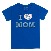 Kansas City Royals I Love Mom Tee Shirt