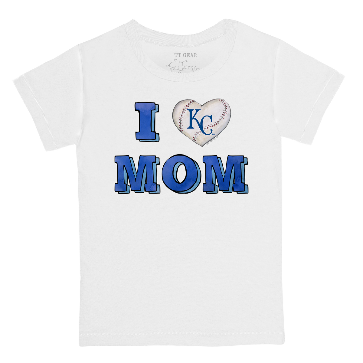 Kansas City Royals I Love Mom Tee Shirt