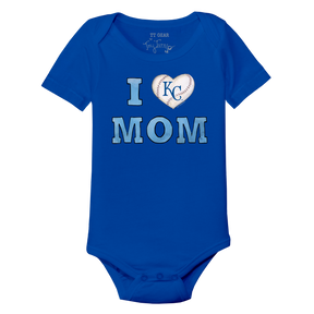 Kansas City Royals I Love Mom Short Sleeve Snapper