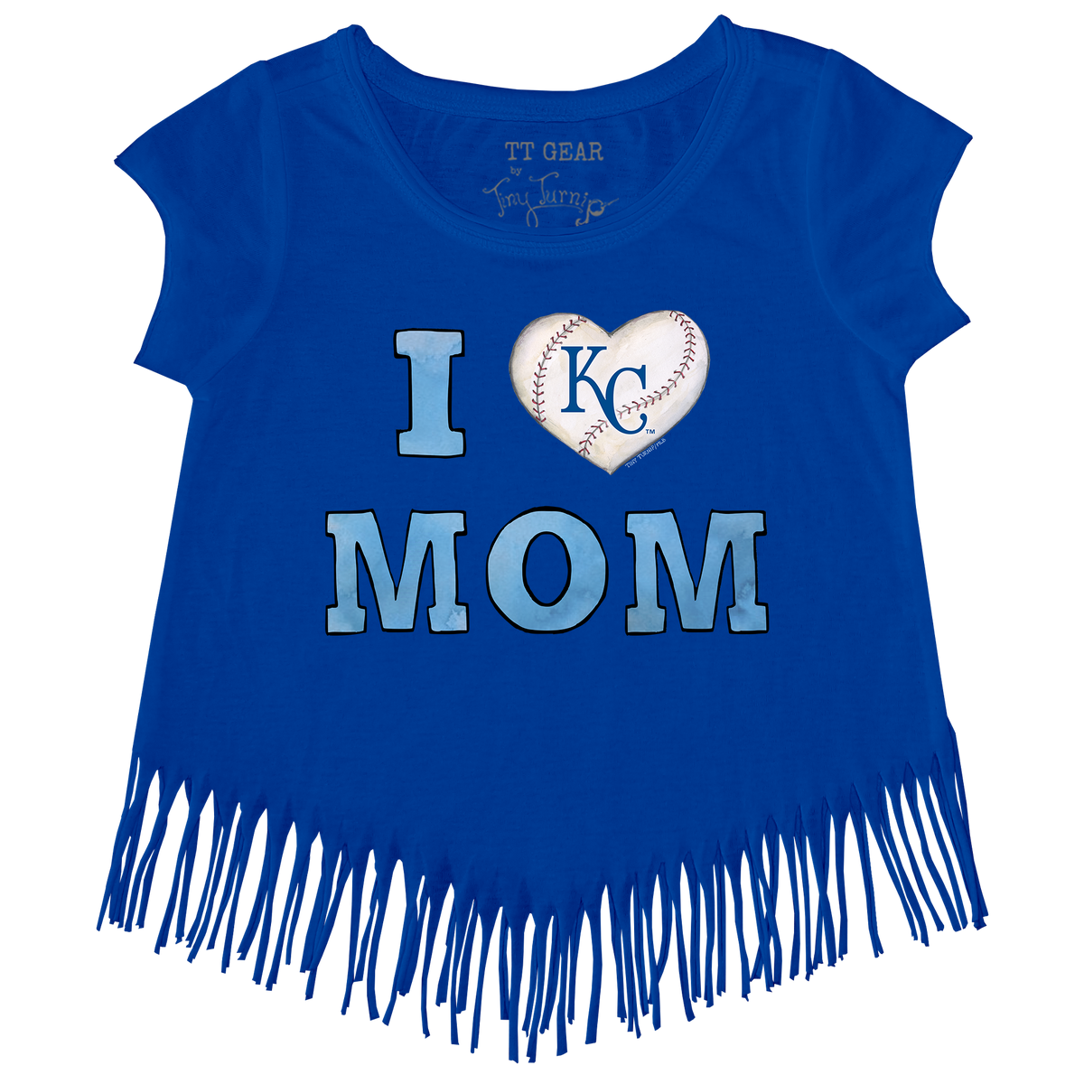 Kansas City Royals I Love Mom Fringe Tee