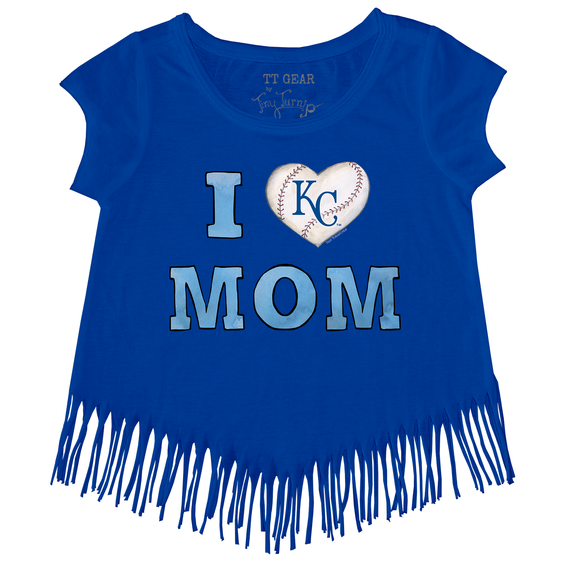 Kansas City Royals I Love Mom Fringe Tee