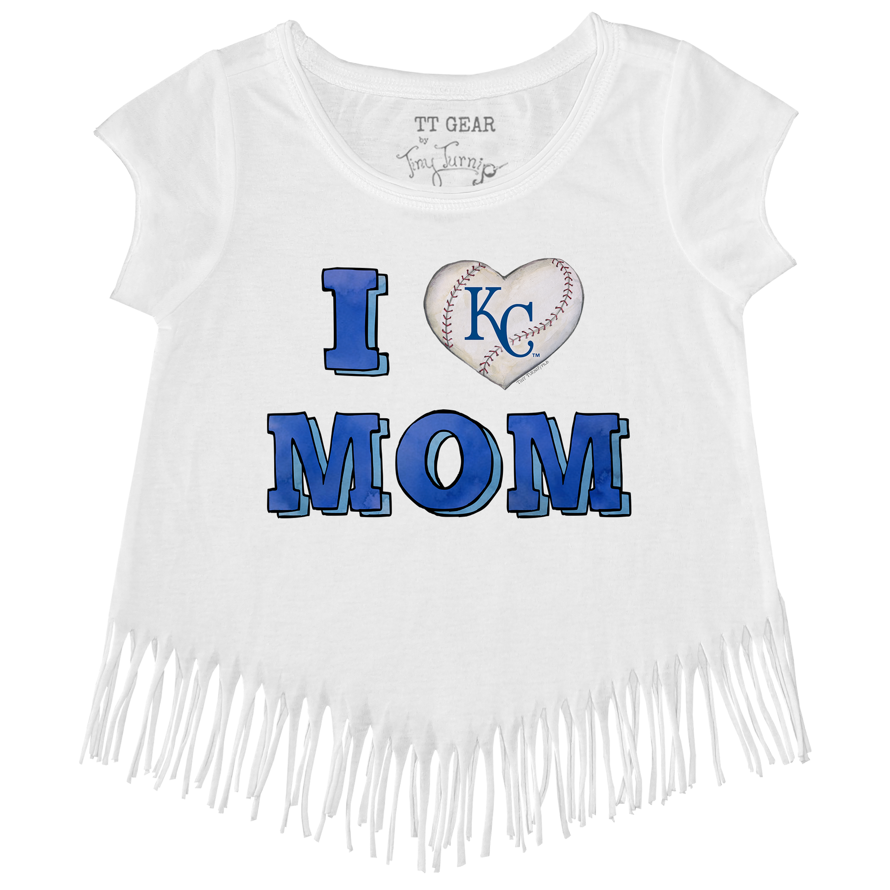 Kansas City Royals I Love Mom Fringe Tee