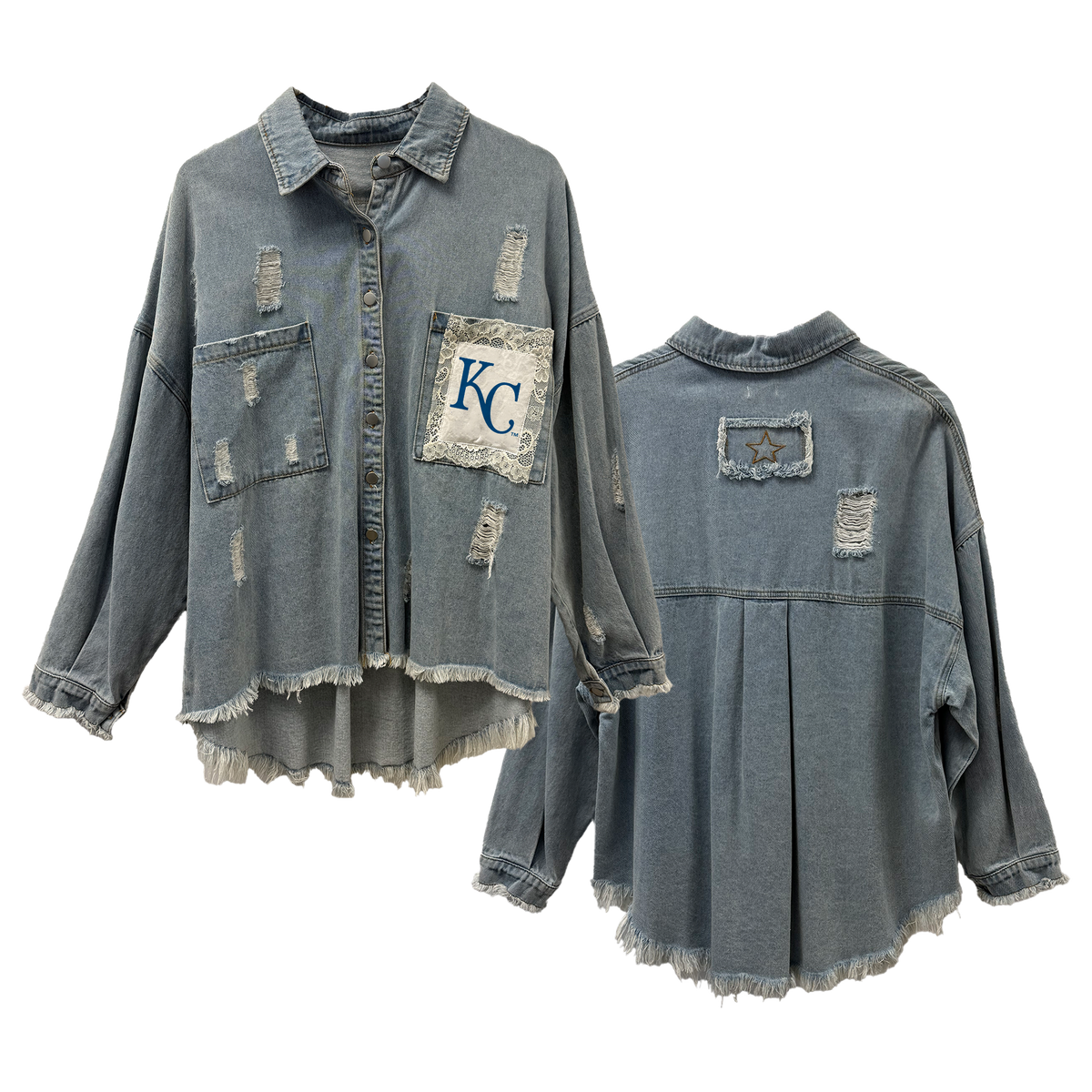 Kansas City Royals Lace Olivia Jacket - Tiny Turnip