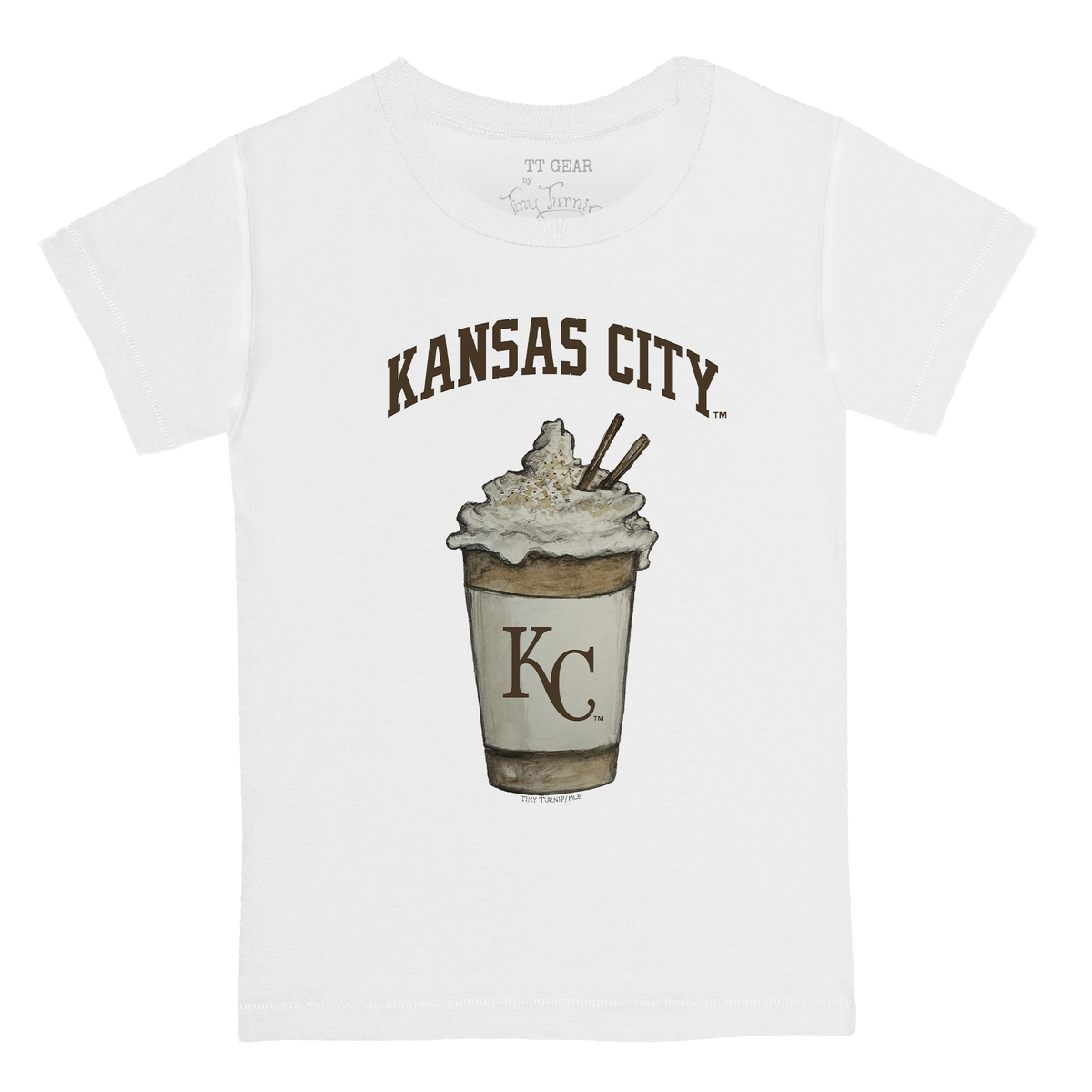 Kansas City Royals Latte Kid's Tee Shirt