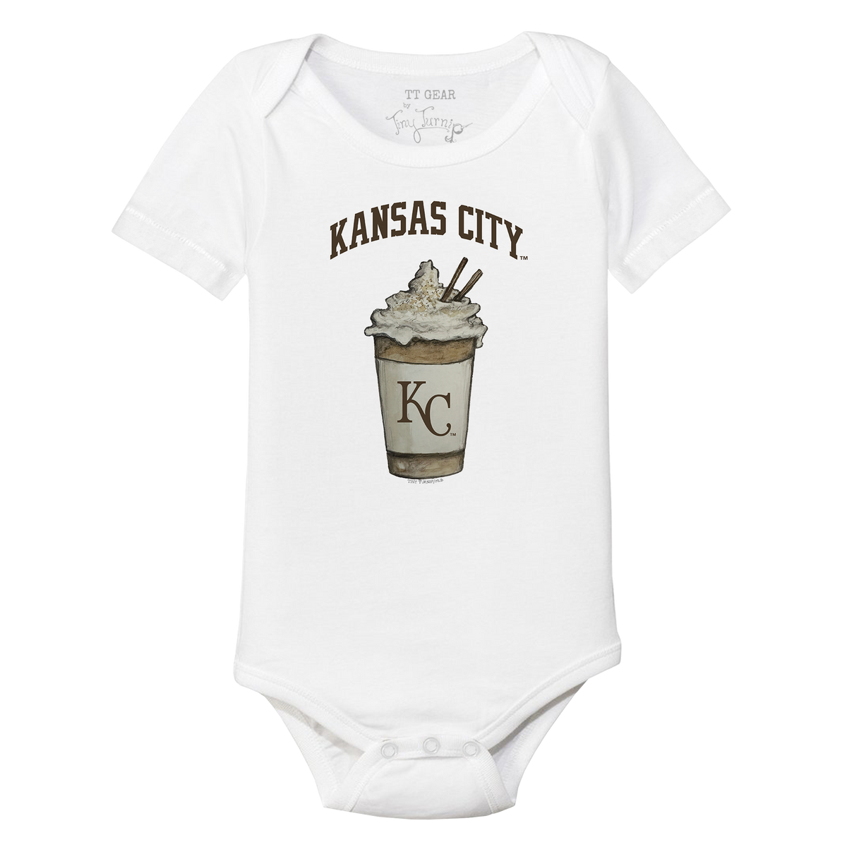 Kansas City Royals Latte Short Sleeve Snapper