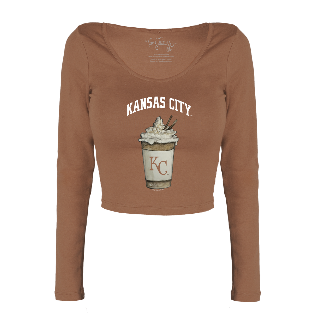 Kansas City Royals Latte Women's Lucy Long Sleeve