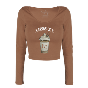 Kansas City Royals Latte Women's Lucy Long Sleeve