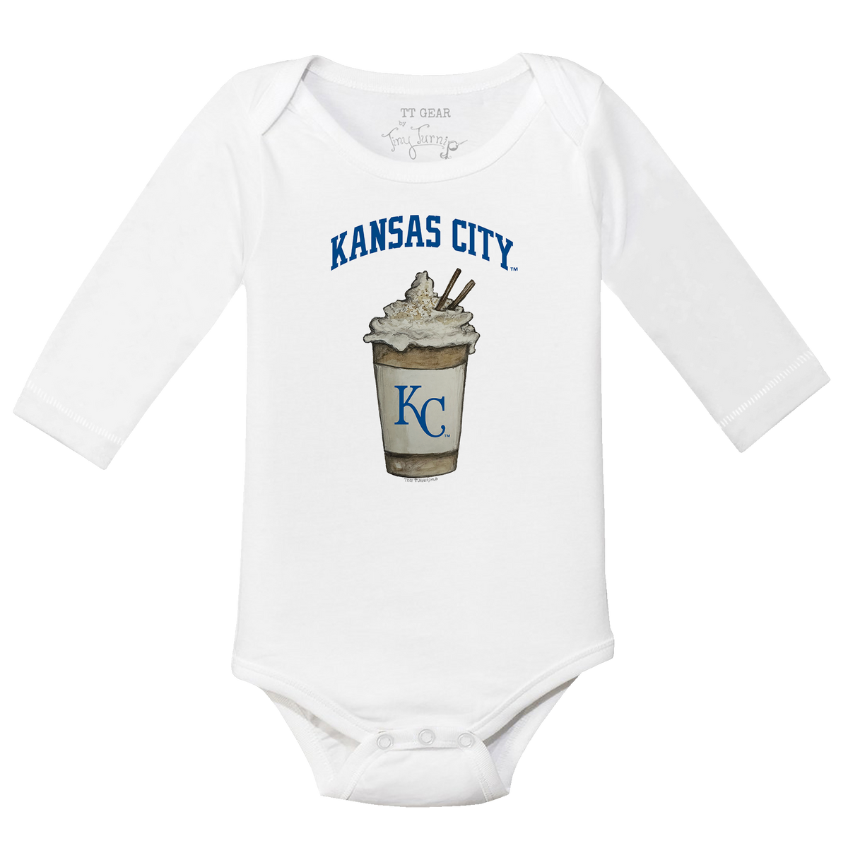 Kansas City Royals Latte Long Sleeve Snapper