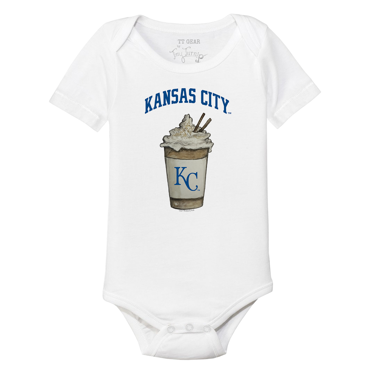 Kansas City Royals Latte Short Sleeve Snapper